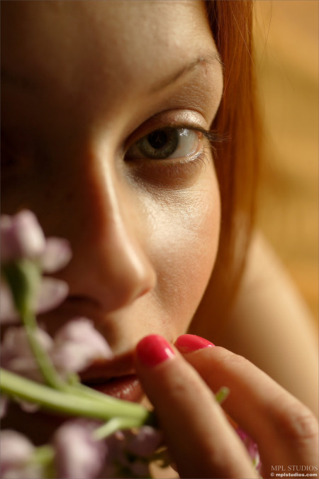 Фото голой девушки: Бодискейп - Лепестки весной
