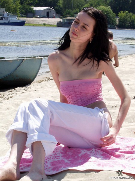 Elena Tenisheva On the beach