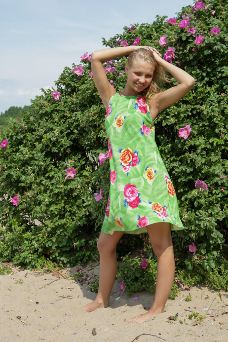 Cliantha M Платье с цветочным узором