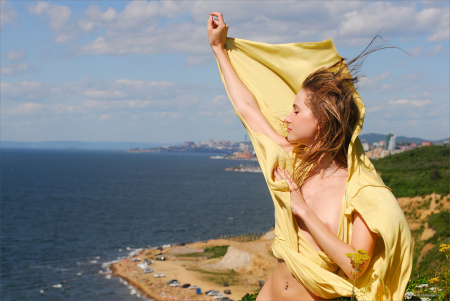 Фото голой девушки: Танцор ветра